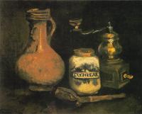 Gogh, Vincent van - Still Life with a Bearded-Man Jar and Coffee Mill